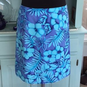 Tropical Print Skirt